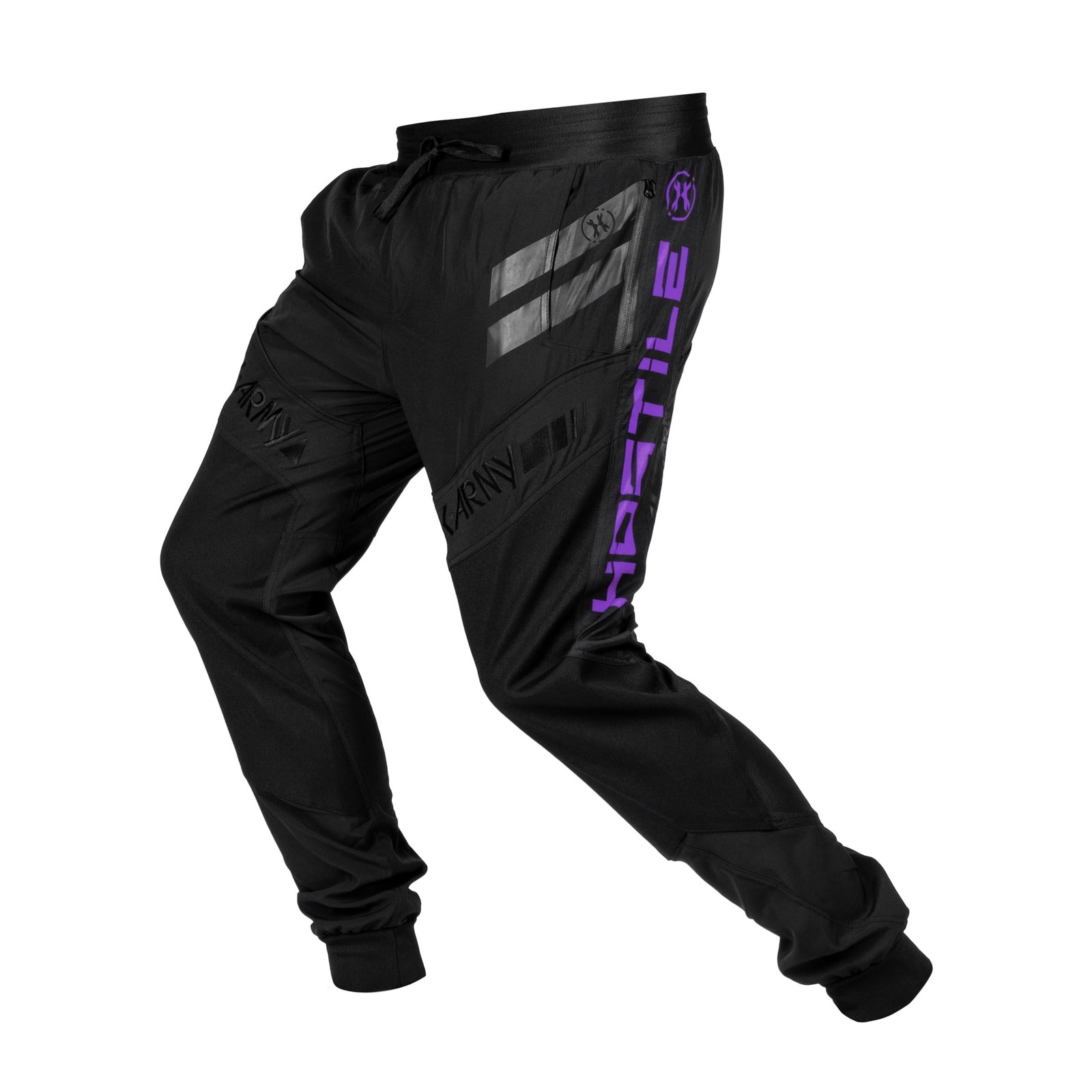 HK Army TRK Jogger Paintball Pants - Paintball Clothing for Men Purple Large