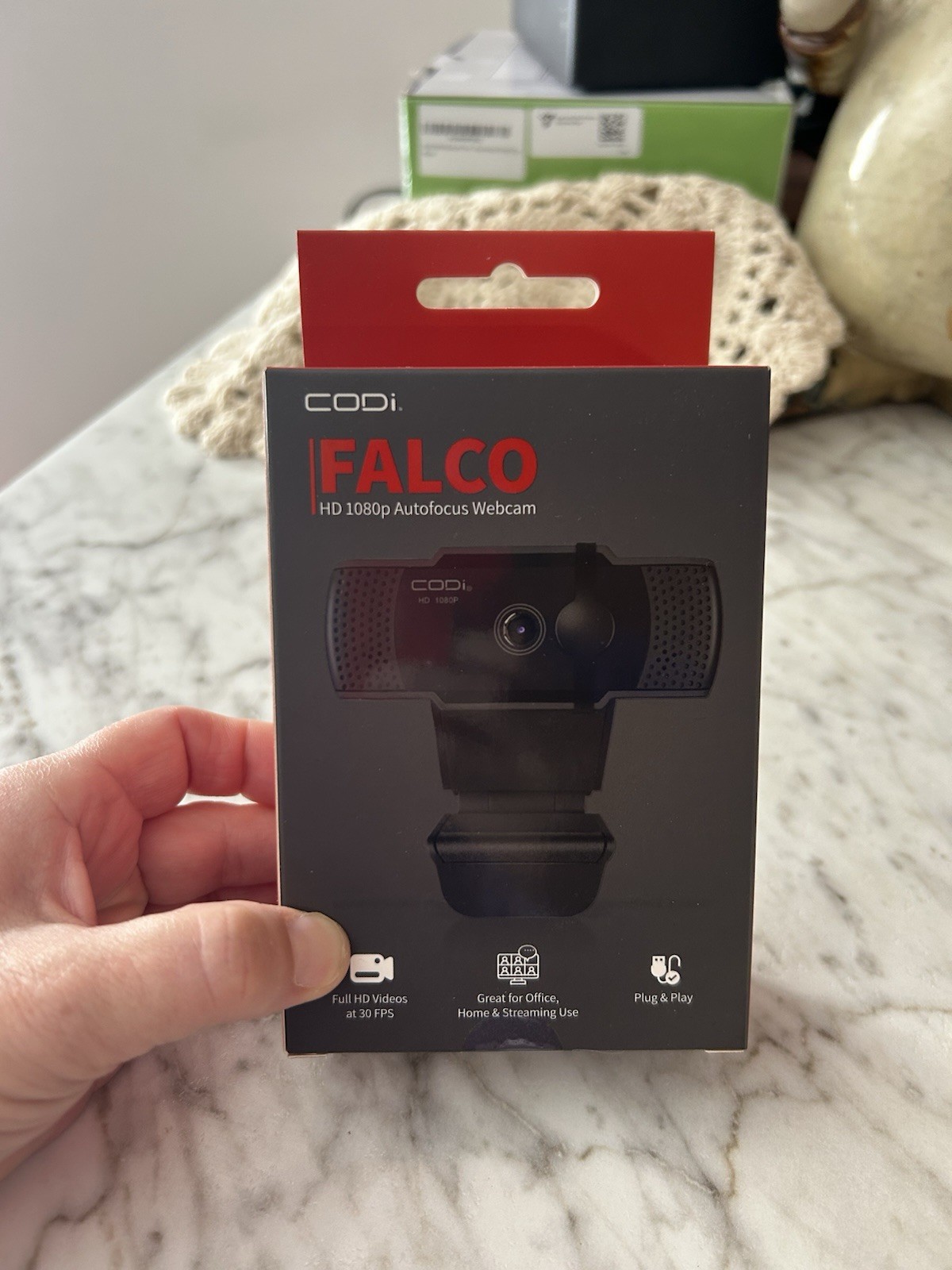 Codi Falco HD 1080p Autofocus Webcam New In Box Sealed