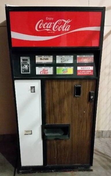 (6) "VINTAGE" SODA VENDING MACHINE 12 oz - Vend Labels (Flavor Strips)