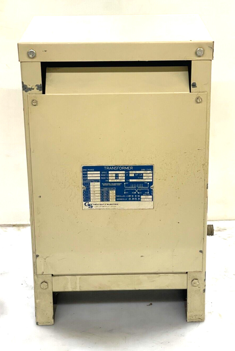 GS HEVI-DUTY S5H15 SERIES D 15 KVA 60 HZ ELECTRIC TRANSFORMER