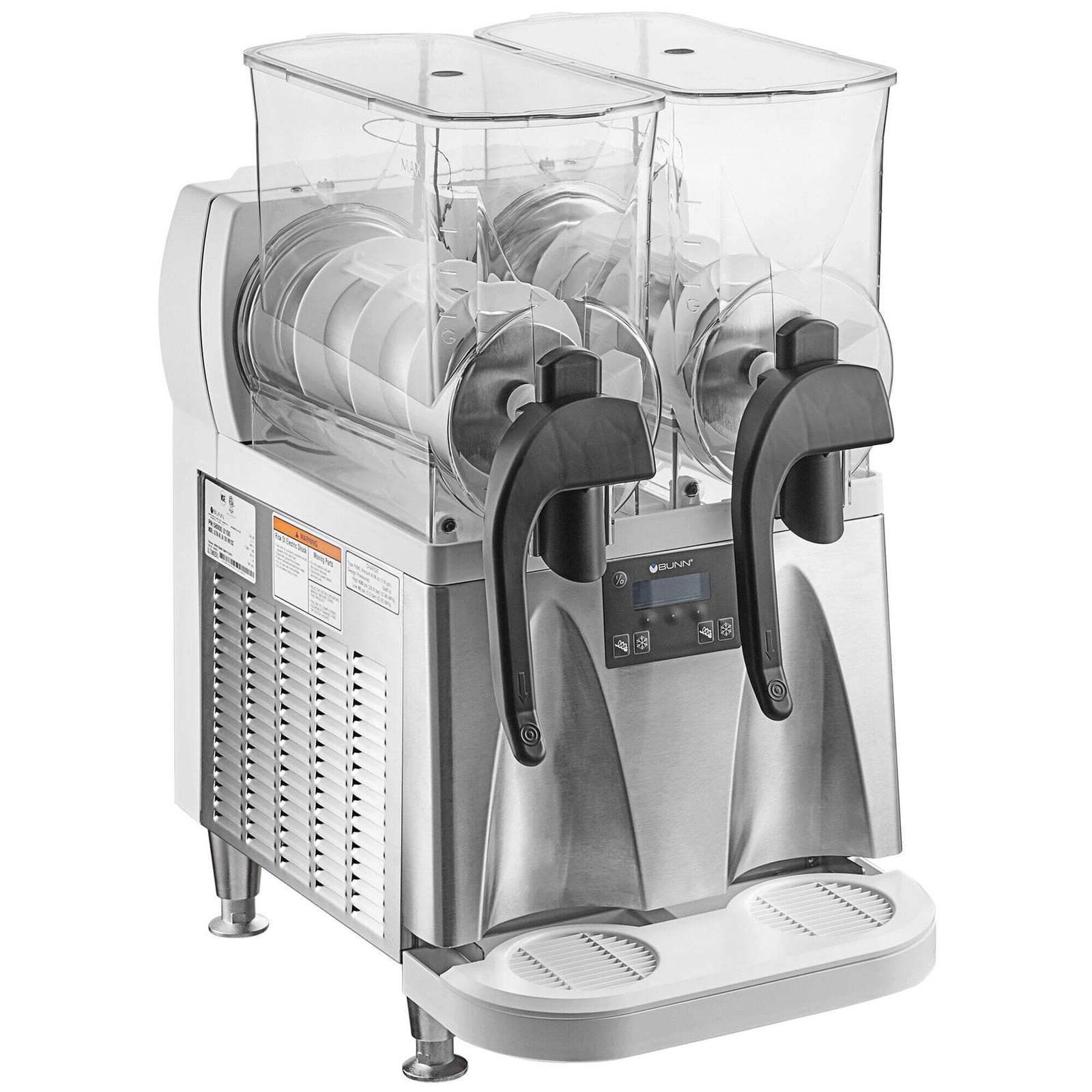 Bunn 58000.0002 Ultra NX White and Stainless Steel Double 3 Gallon Slushy Machin