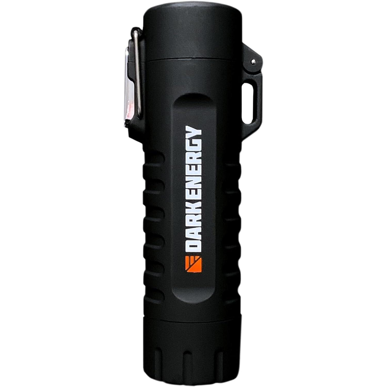 Dark Energy Plasma Lighter with Dual Arch Plasma | Built-in 120 Lumen Flashlight