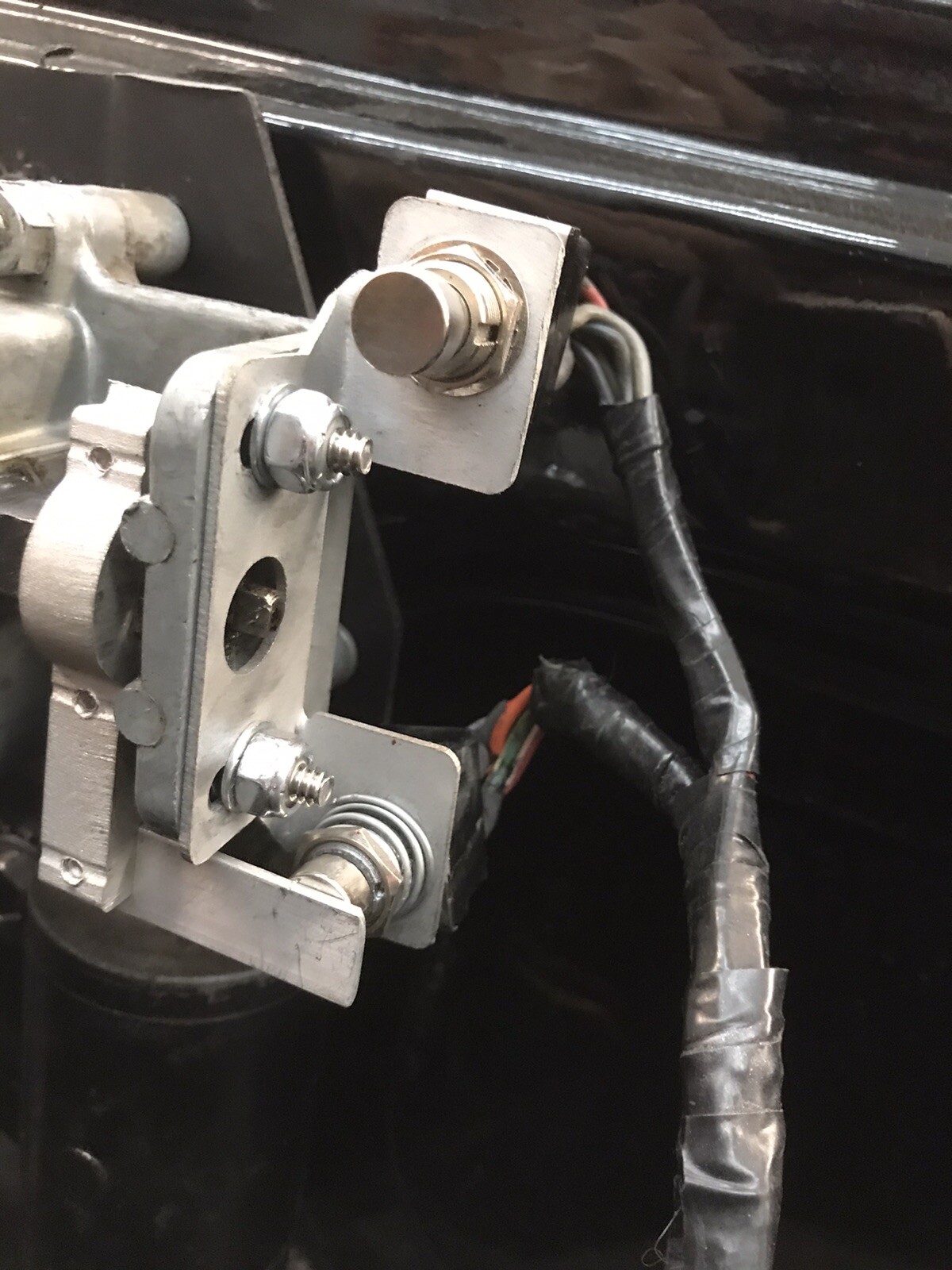 1964-1966 Ford Thunderbird Convertible, Top Upper Back Panel flip switch Upgrade