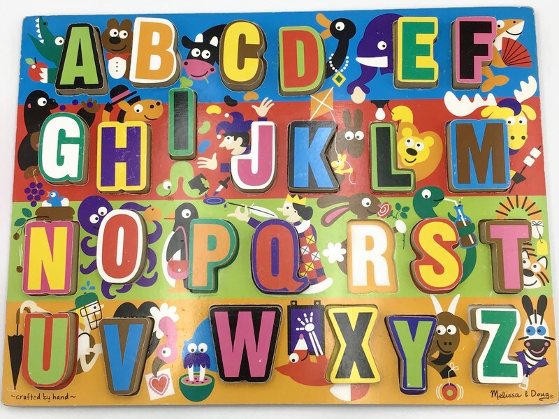 Melissa & Doug Jumbo Alphabet Chunky Puzzle Replacement U PICK Letter Piece ABC