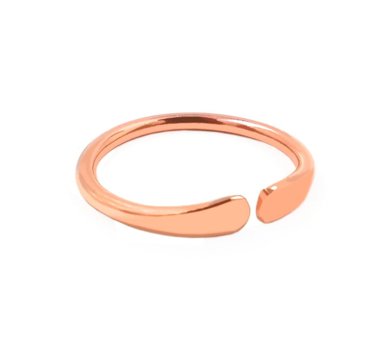 copper toe thumb rings for men (single unit)