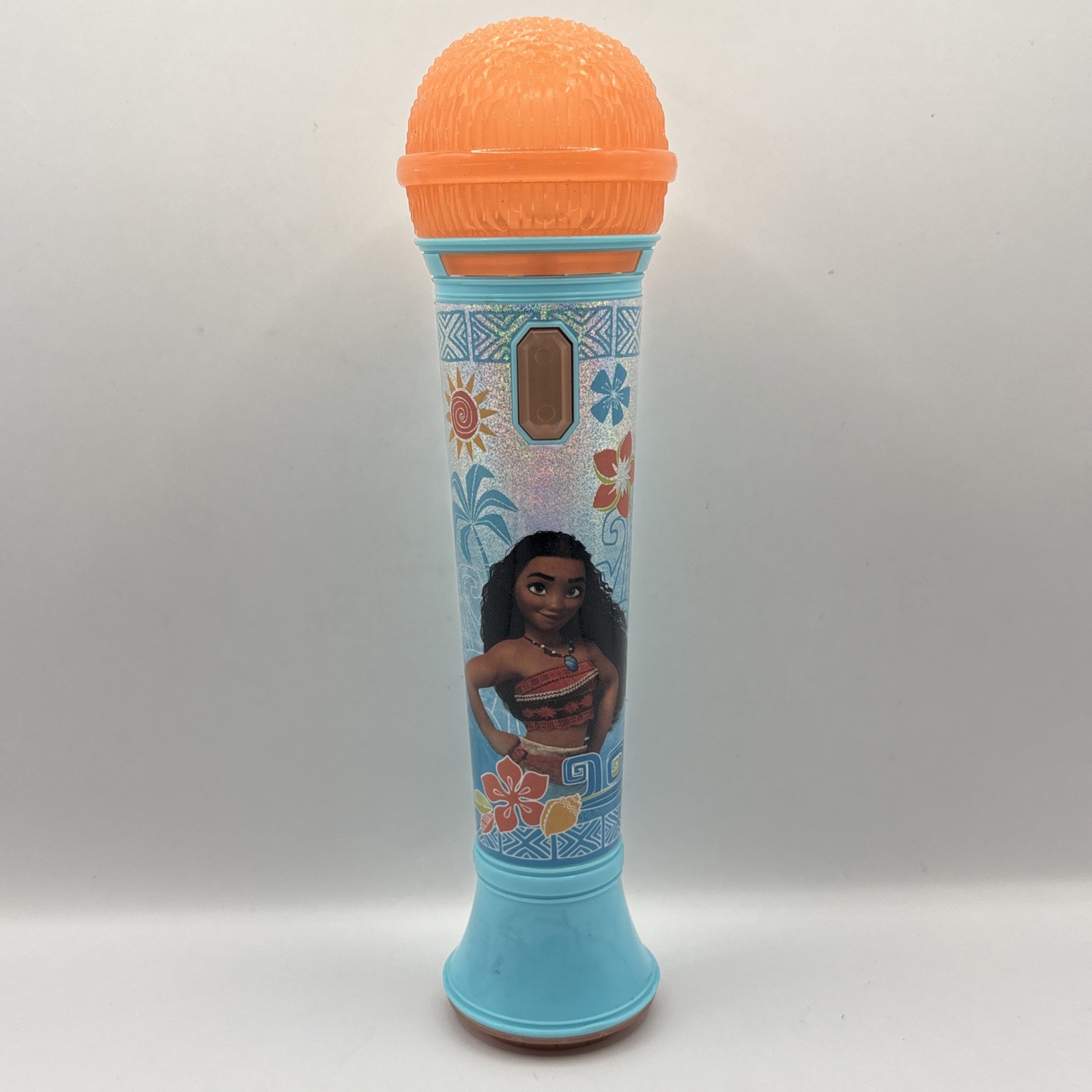 Disney MOANA SING-ALONG MUSICAL MICROPHONE Karaoke Toy eKids Flashing Lights