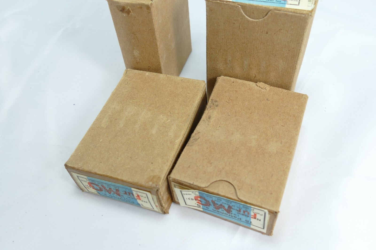 Original WWII German Cardboard 8mm Mauser 15 Round Ammo Box (Empty)