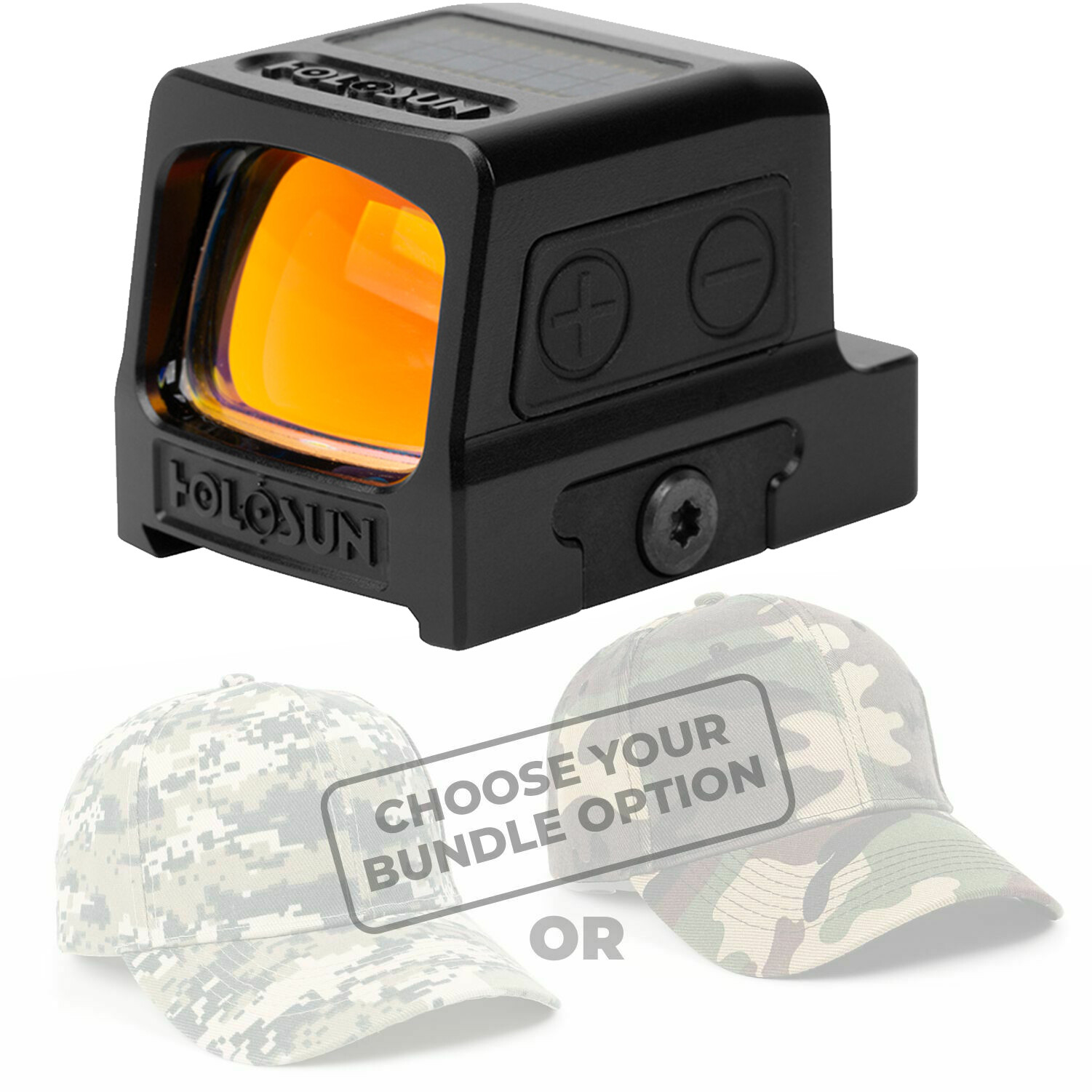 Holosun HE509T-RD X2 Enclosed Multi-Reticle Red Dot Sight with Free Hat Bundle