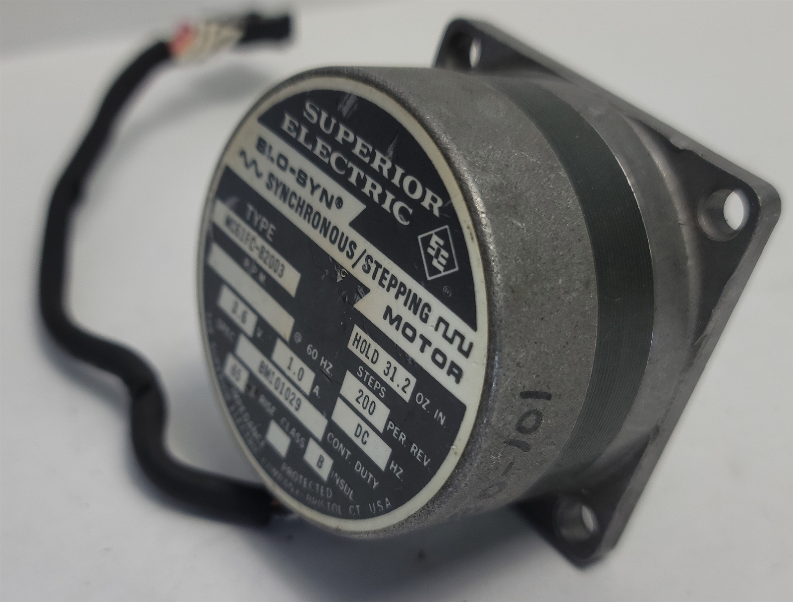Superior Electric SLO-SYN MC61FC-82003 Stepper Motor , 1.8°, 3.6 VDC , 1.0 A