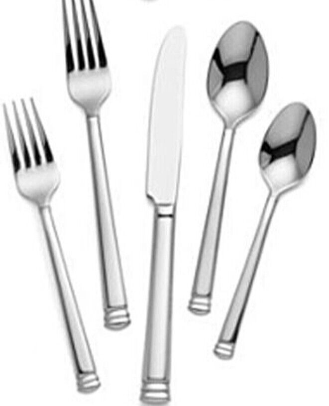 Lenox Summerton 18/10 Stainless Steel 5 Piece Place Setting Glossy NEW No Box