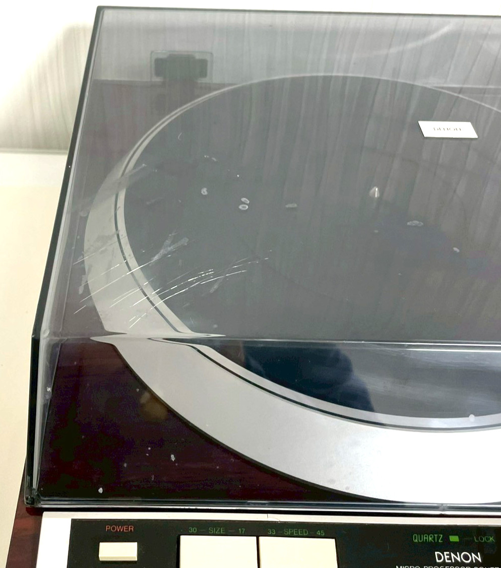 Denon DP-37F Quartz Lock Fully Automatic Turntable With Cartridge tested