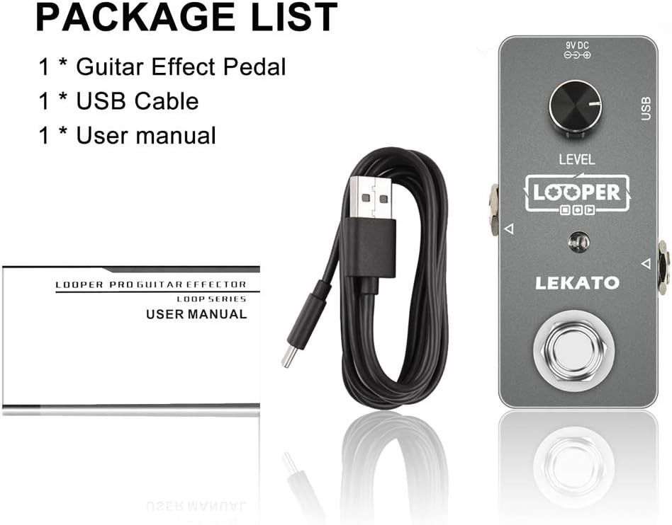 Portable Mini Looper Pedal USB Connectivity