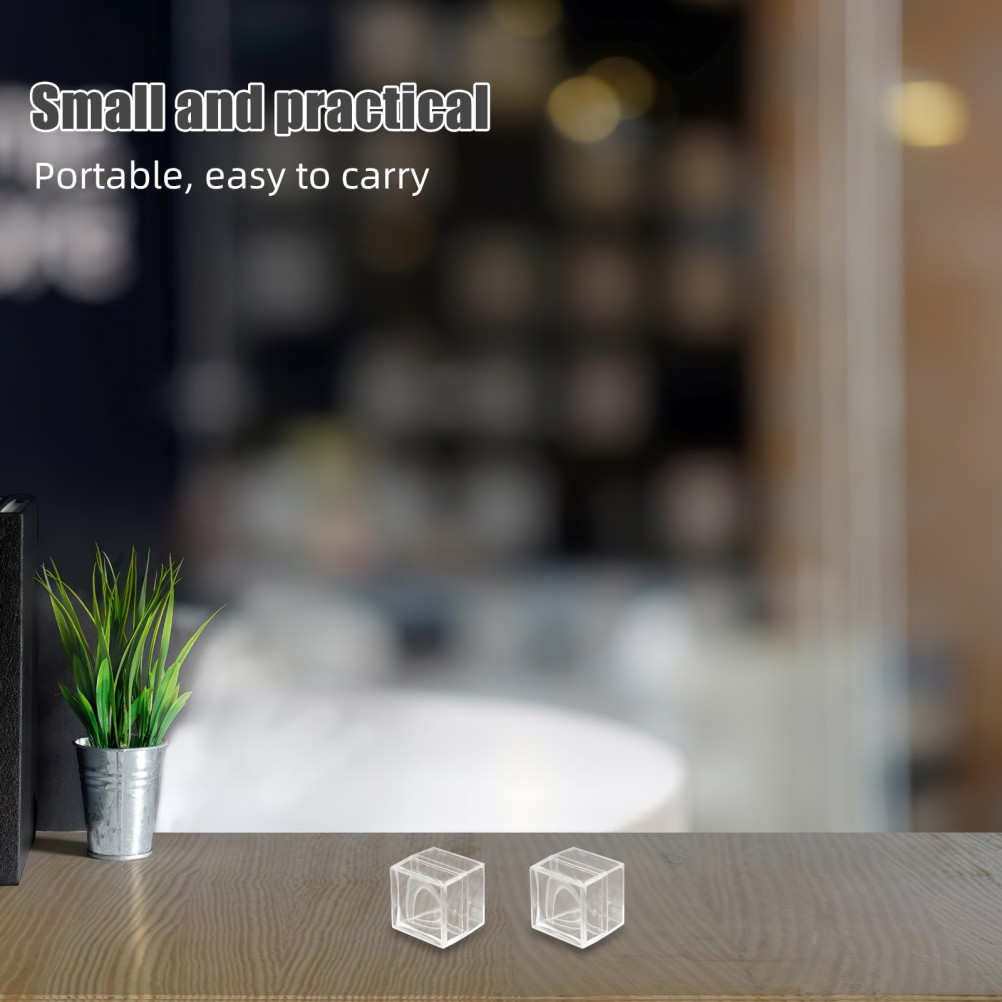 20 Pcs Crystal Viewer Box Jewelry Boxes Display Case Rock Collection Container