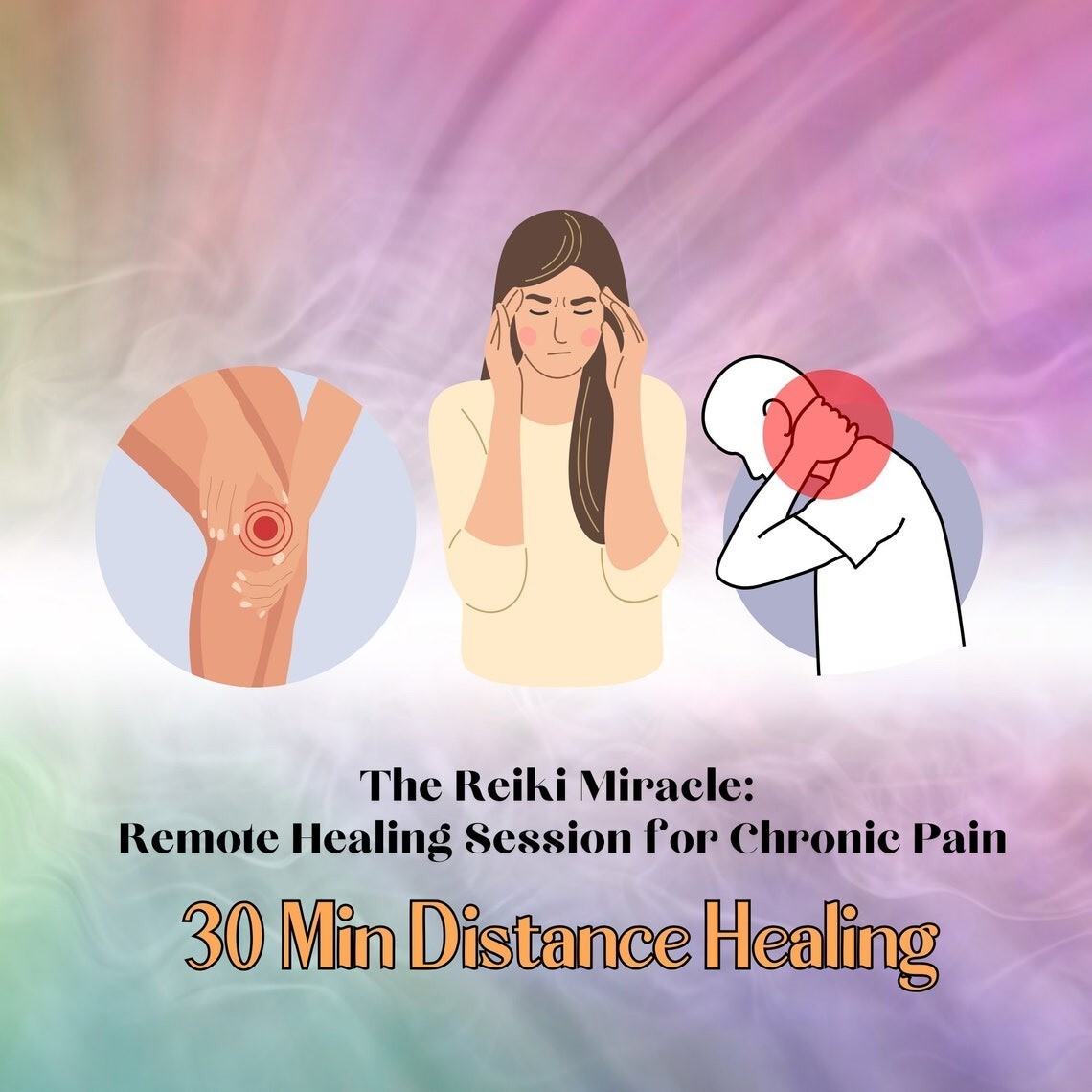 The Reiki Miracle: Remote Healing Session for Chronic Pain - 30 Min Distance Hea