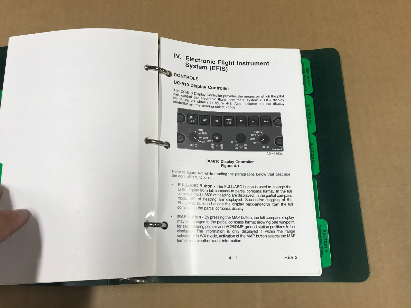 SPZ-8000 Digital Integrated Flight Control System Hawker 800 Pilot's Manual