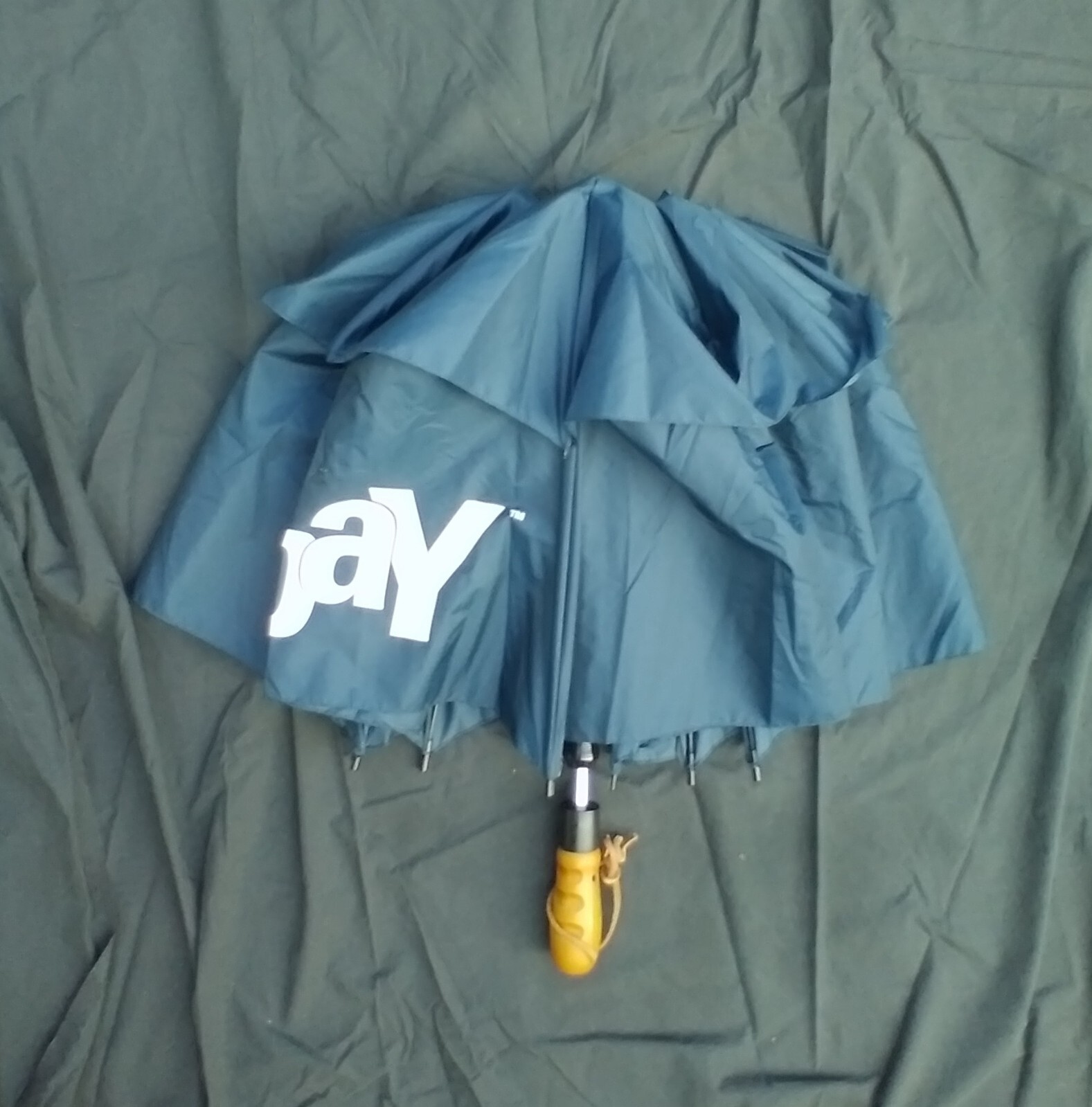 eBay Brand Logo Shed Rain Umbrella - Navy Blue-Original from eBay
