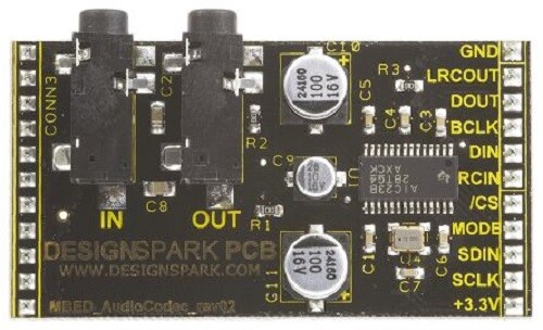 RS PRO mbed Synergy 020.1 Audio CODEC Module - 754-1974