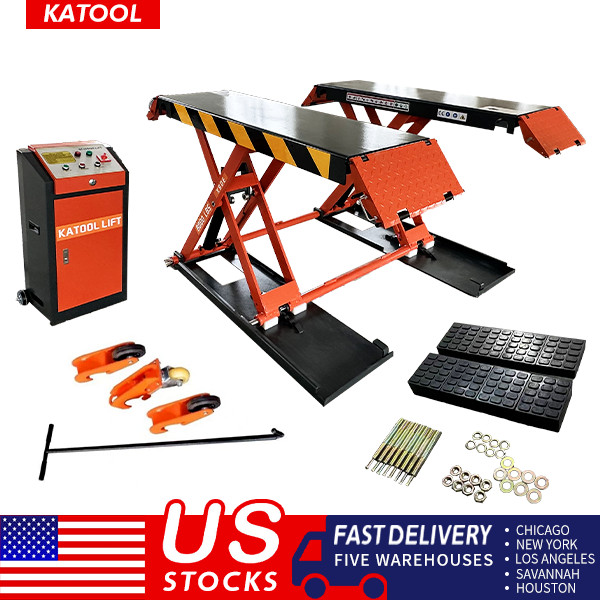 Motooltech KT-X90 Mid Rise Scissor Lift 8000lbs Electric Release 47.2in 110V/1PH
