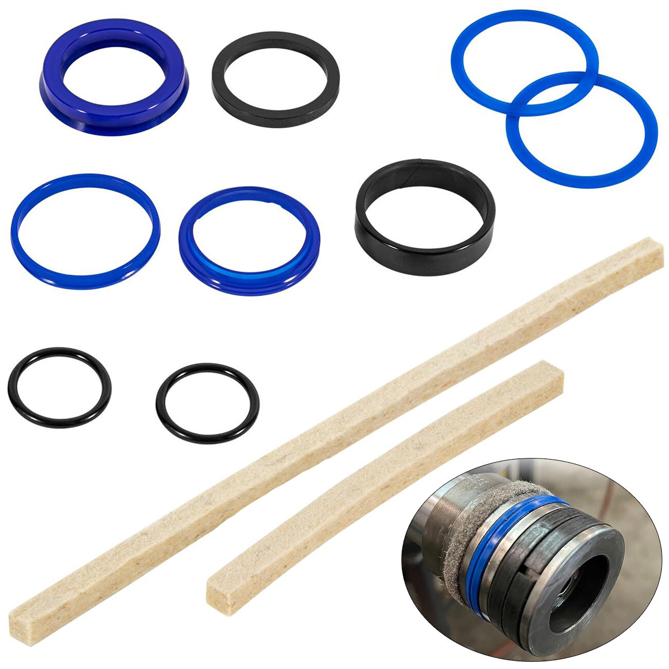 For Rotary 2 Post Lift Hydraulic Cylinder Seal Kit FJ783-12TH BH-7511-11