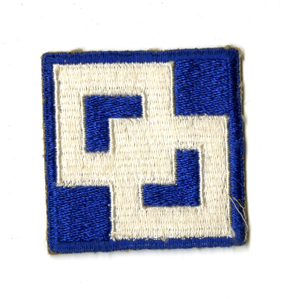 2nd Service Command White Back Patch New York New Jersey