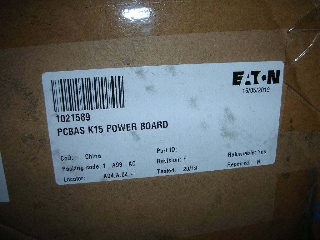 EATON 1021589 710-02621-06 PW9155 UPS PCBAS K15 POWER BOARD NOS!!