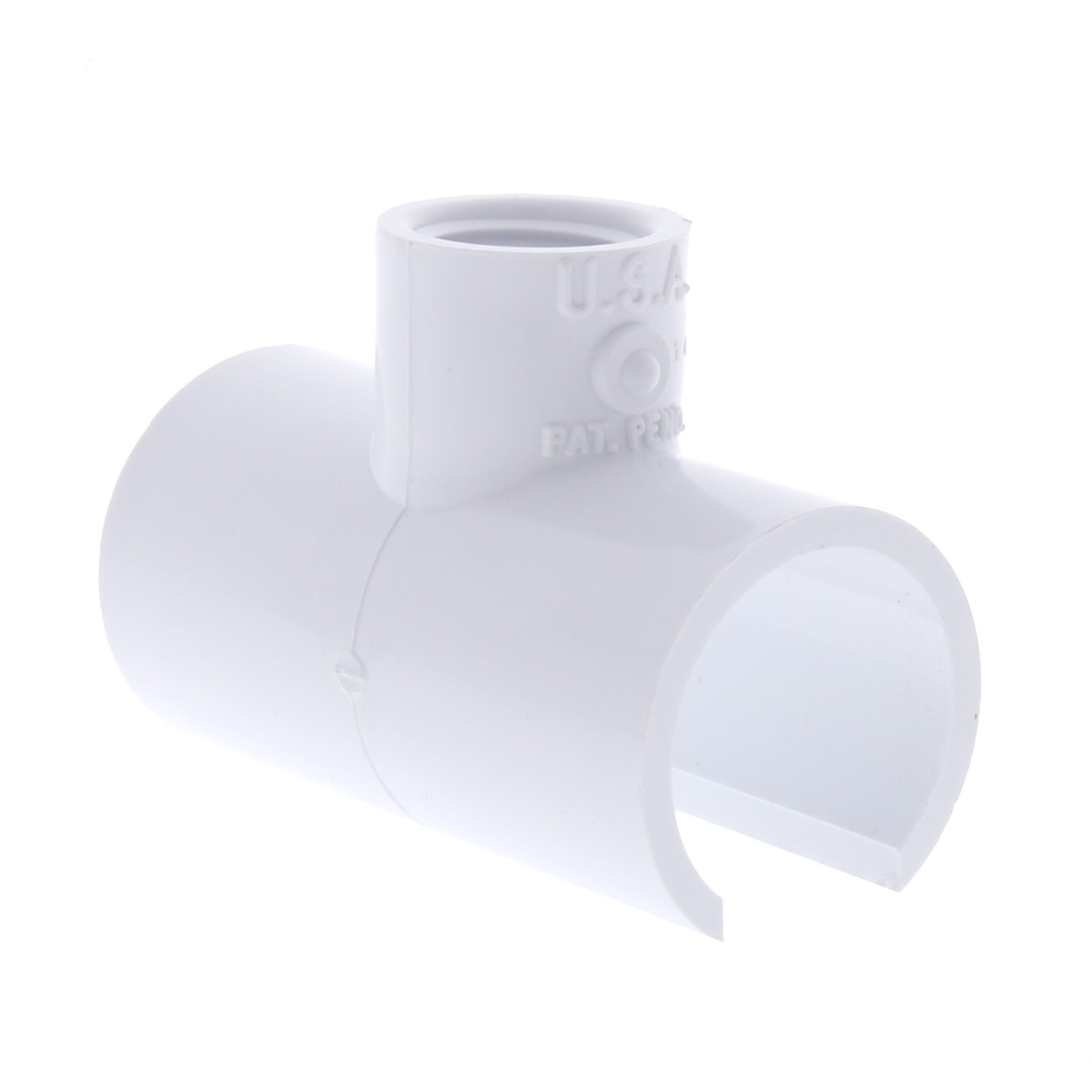 Dura Schedule 40 PVC Reducing Saddle Tee - Snap-on x FPT