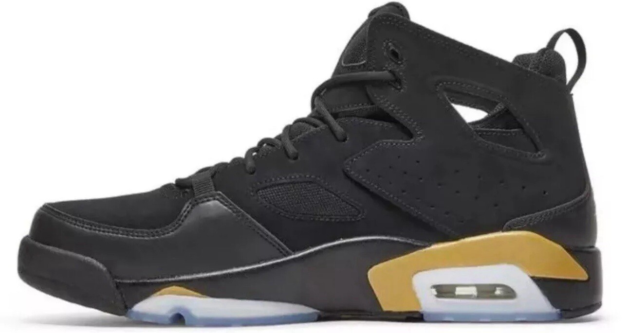 Nike Air Jordan Flight Club 91 Black Metallic Gold (2024) DC7329-007 Men New