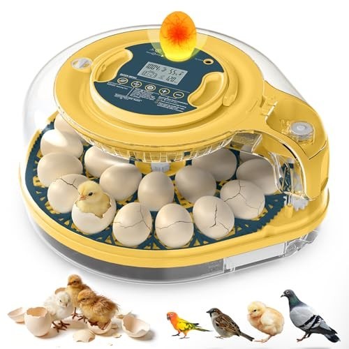 Incubators for Hatching Eggs, Egg Incubator with Automatic Egg Turning and Humid