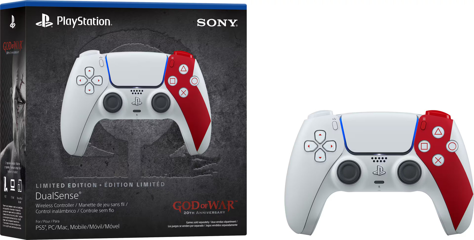 Sony Interactive Entertainment - DualSense Wireless Controller for PS5, PC, M...