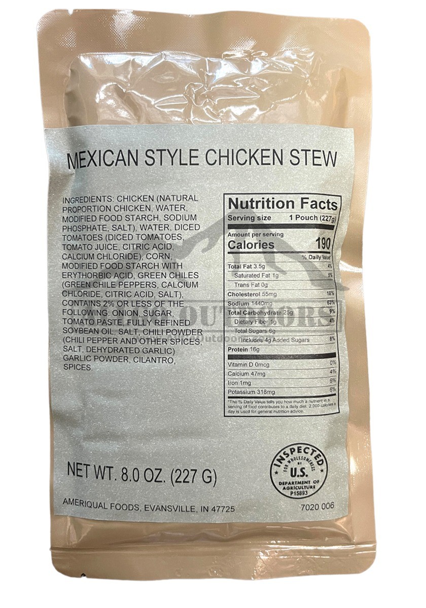 Mexican Style Chicken Stew Entree Only - 3 Pack