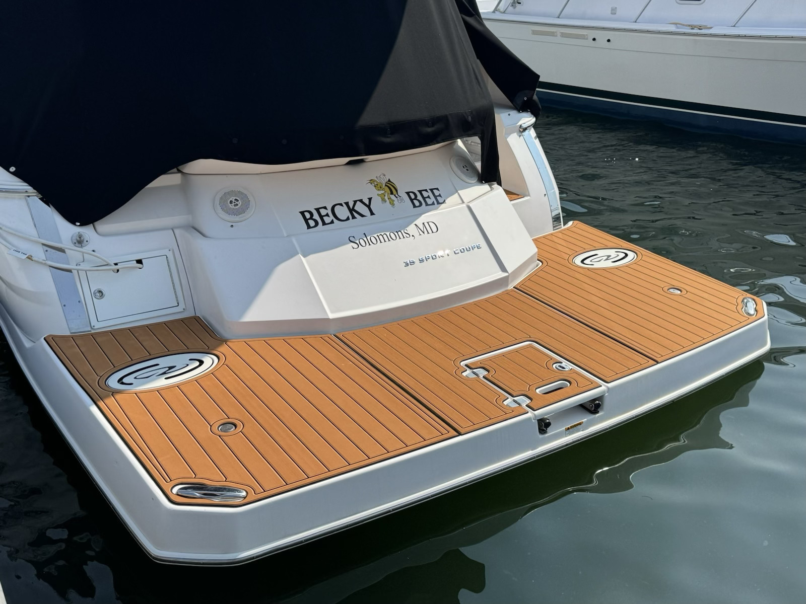 2011-2016 Regal 35 Sport Coupe Swim platform 1/4" 6mm EVA faux teak mat floor