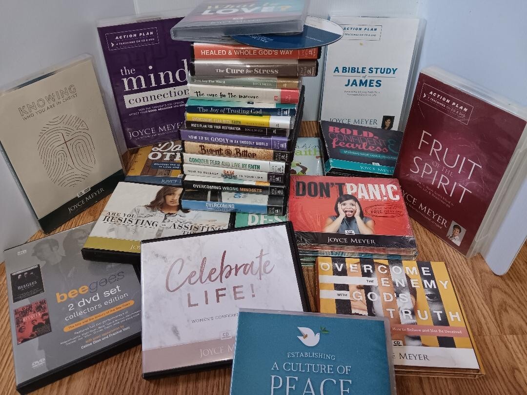 Lot 28 Joyce Meyer CD DVD audio books Teaching Sets Spiritual Growth