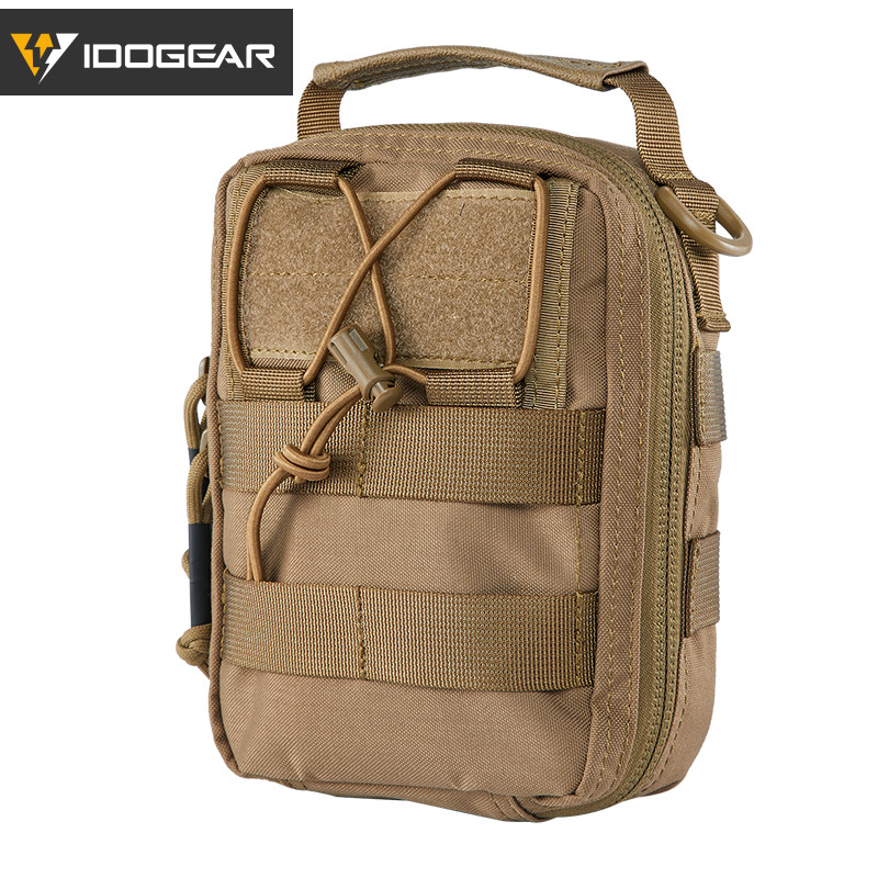 IDOGEAR Airsoft Medical Pouch First Aid Utility Pouch MOLLE EMT Army 500D Nylon