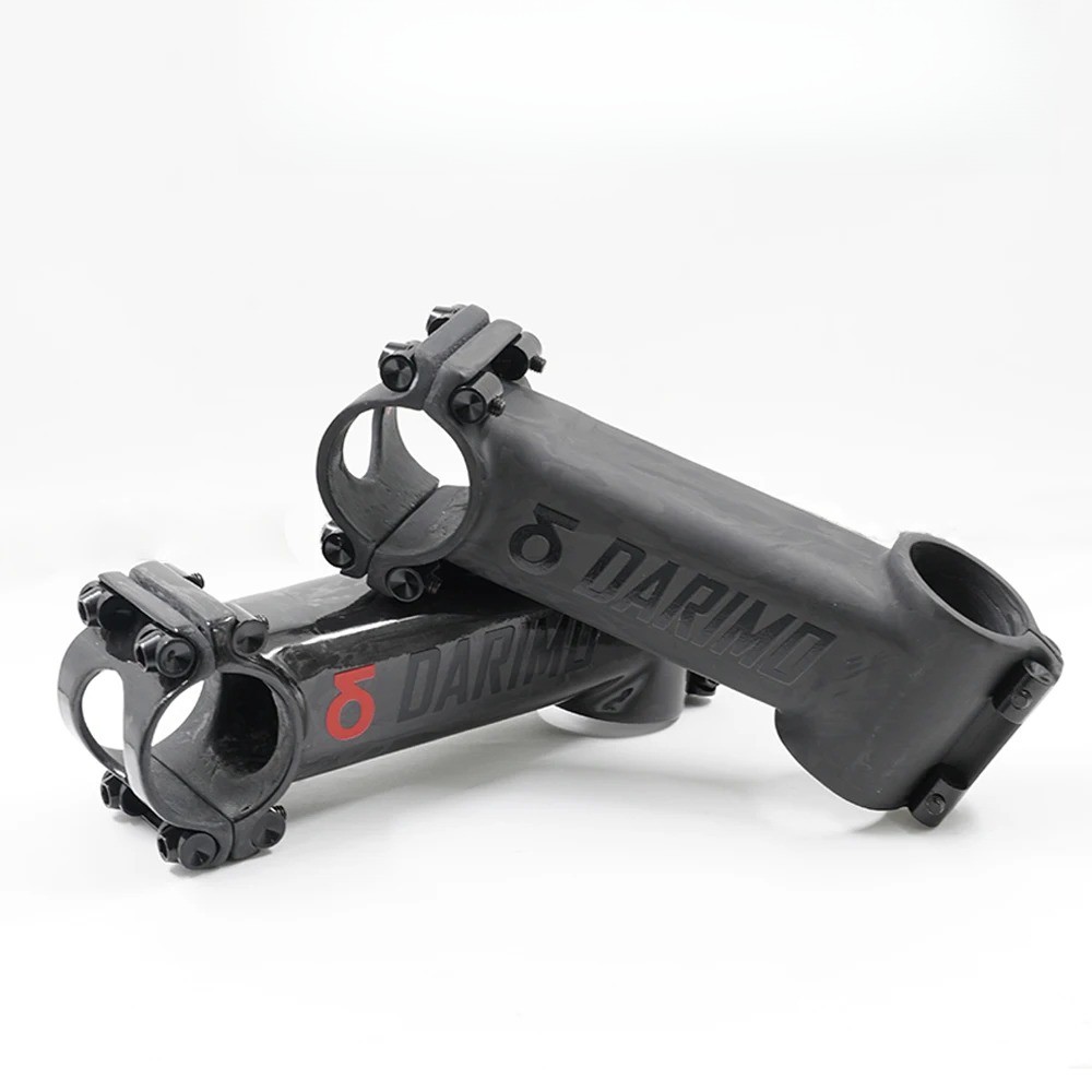 Carbon Fiber Bicycle Stem -6 -12 -17 Degree Fit MTB Road Handlebar 60-120mm
