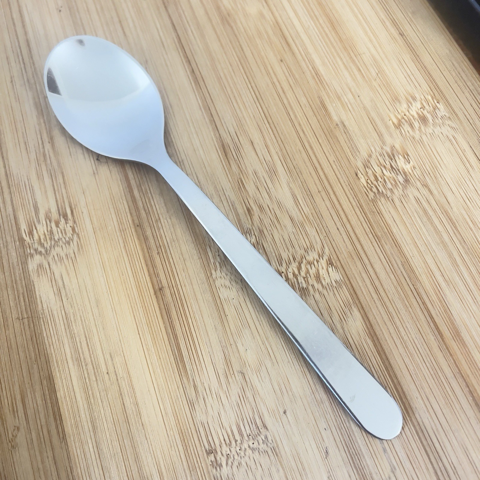 IKEA Stainless FORNUFT Round Tip PLACE SOUP POON 7.5”