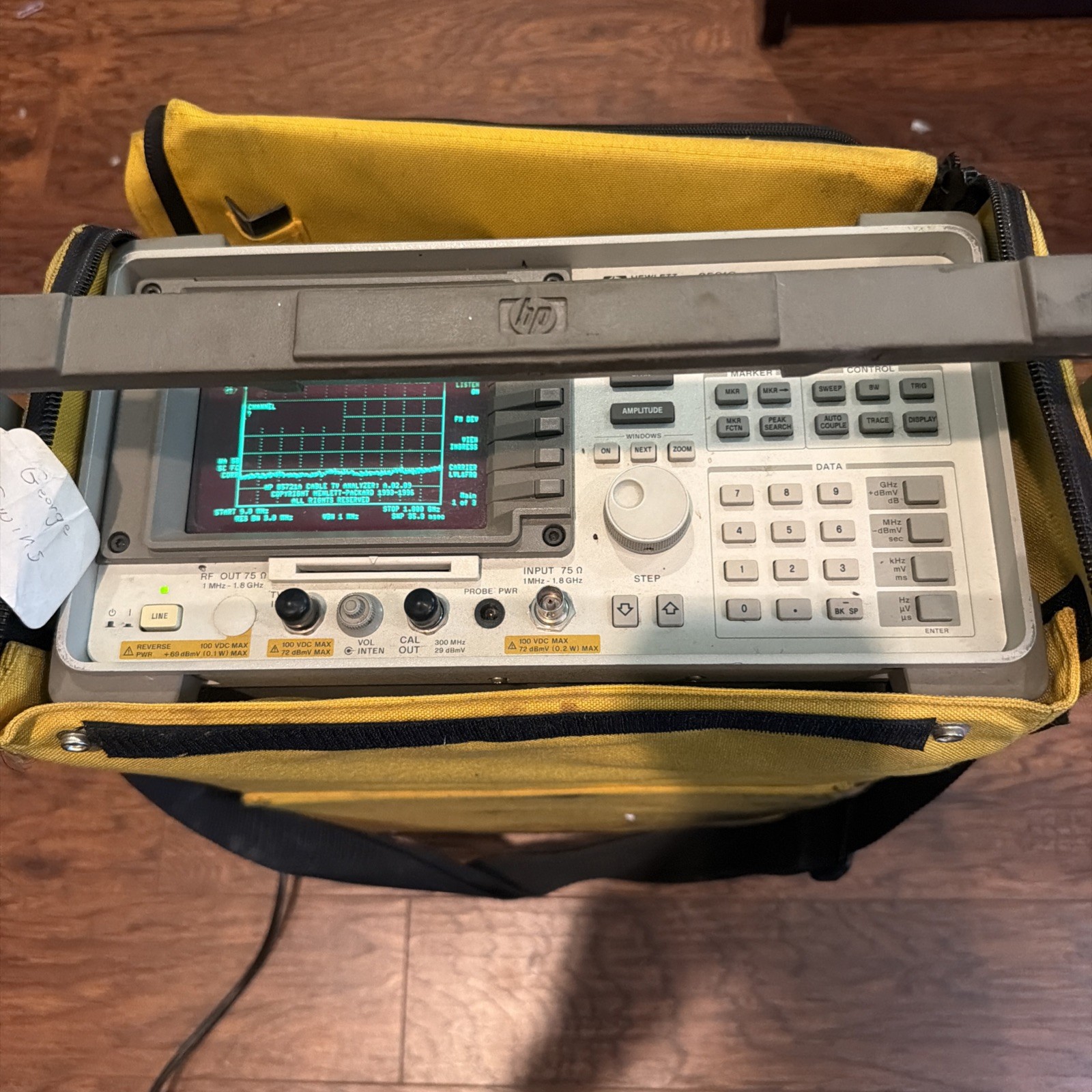 HP - Agilent - Keysight 8591C Cable TV Spectrum Analyzer, 1MHz to 1.8GHz