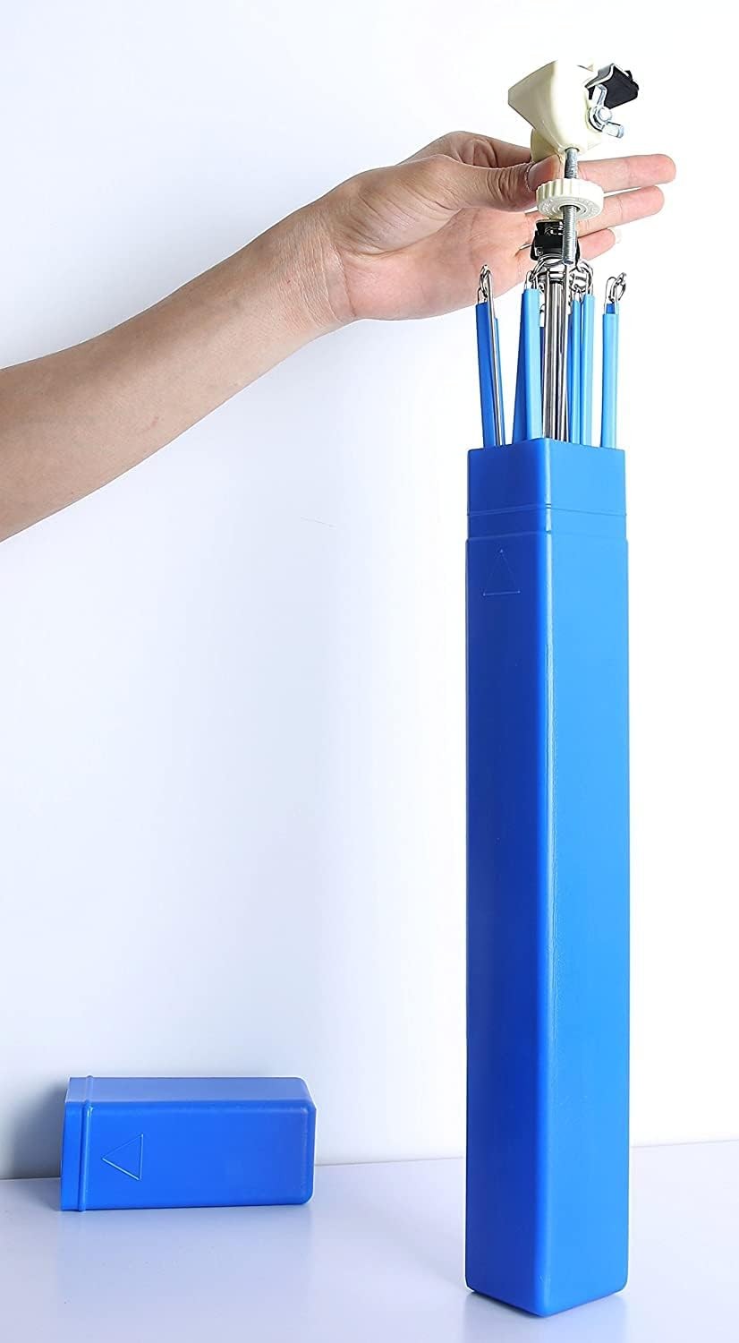Yarn Swift Winder Ball Knitting Holder,Packed in blue