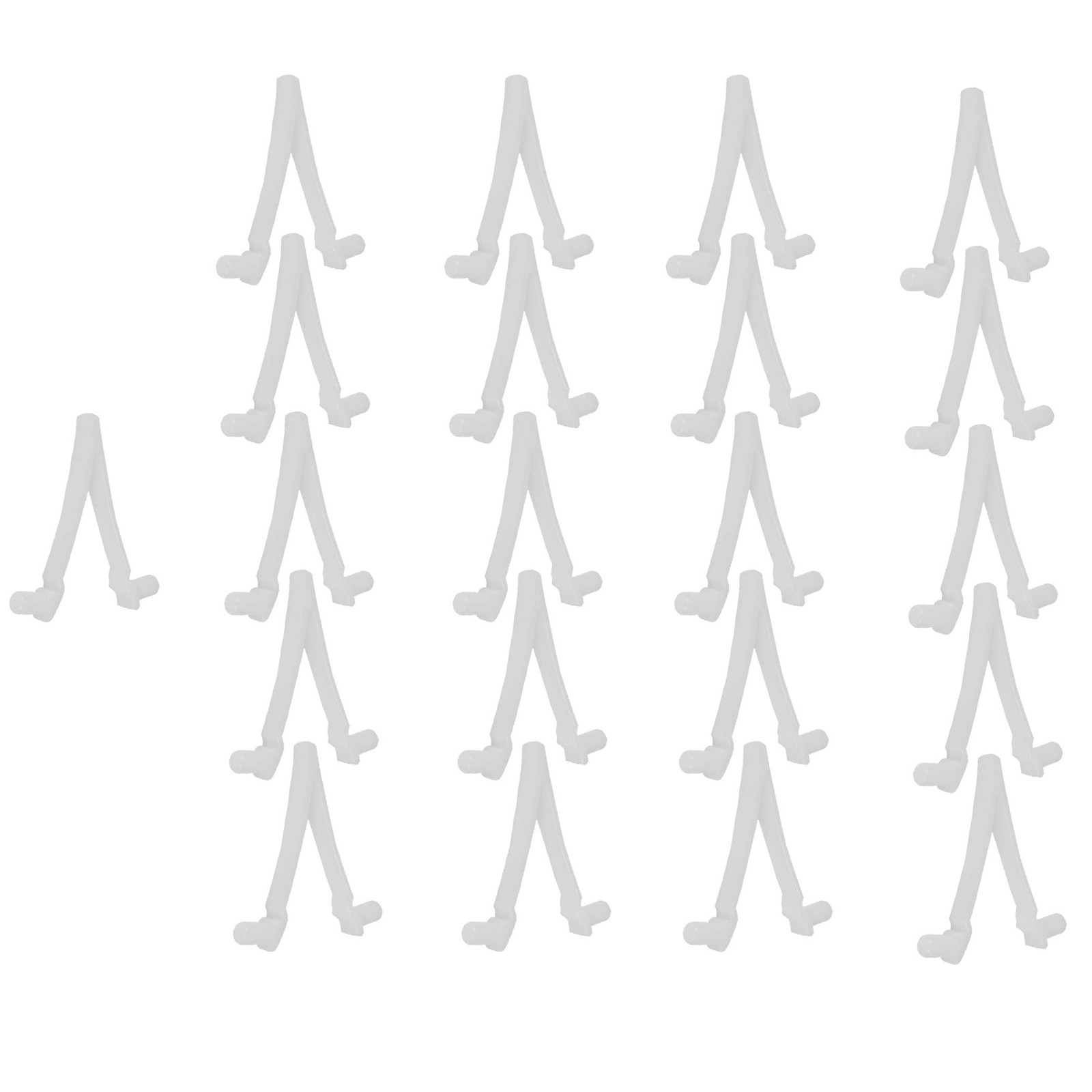 (21-Pack) AR-PRO Replacement Pool V-Clips - Brush Plastic 21-Pack, White