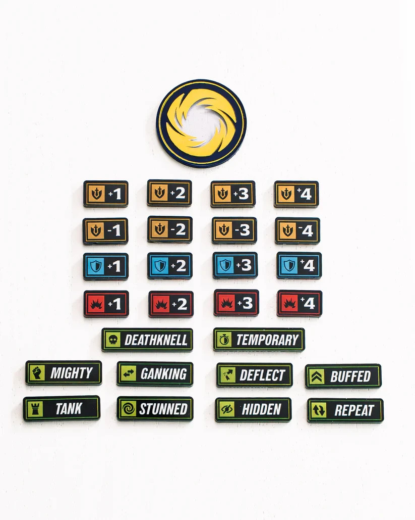 Riftbound TCG Acrylic Game Tokens Bundle Double-Sided Print NEW