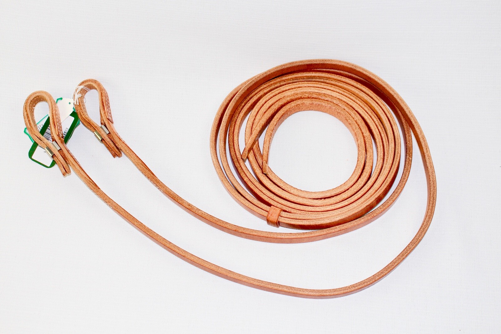 FS Tack Hermann Oak Harness Leather Quick Change End Rein 5/8"x 8' Made USA