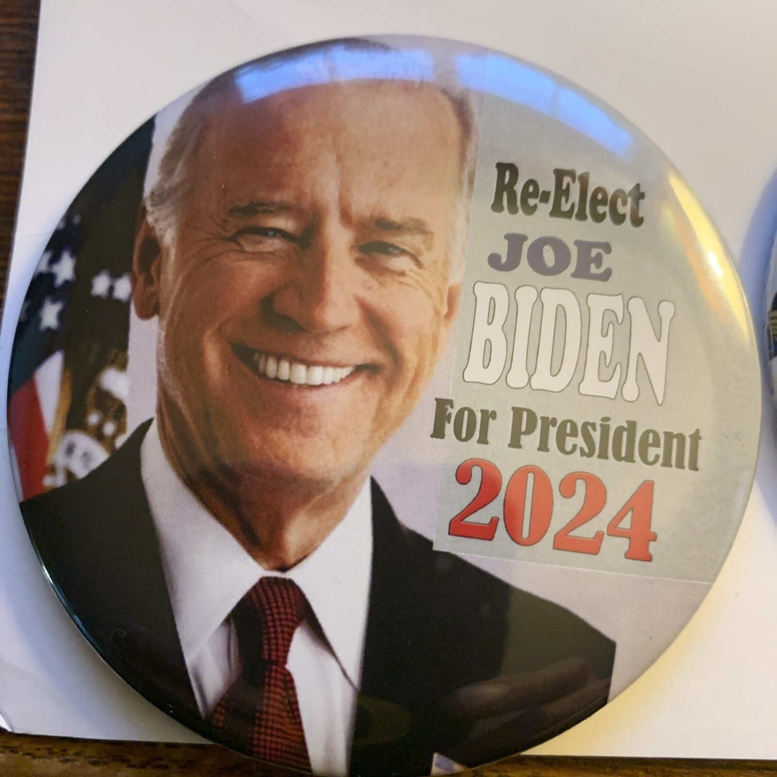 2024 Joe Biden 3 Inch Campaign Pinback Button