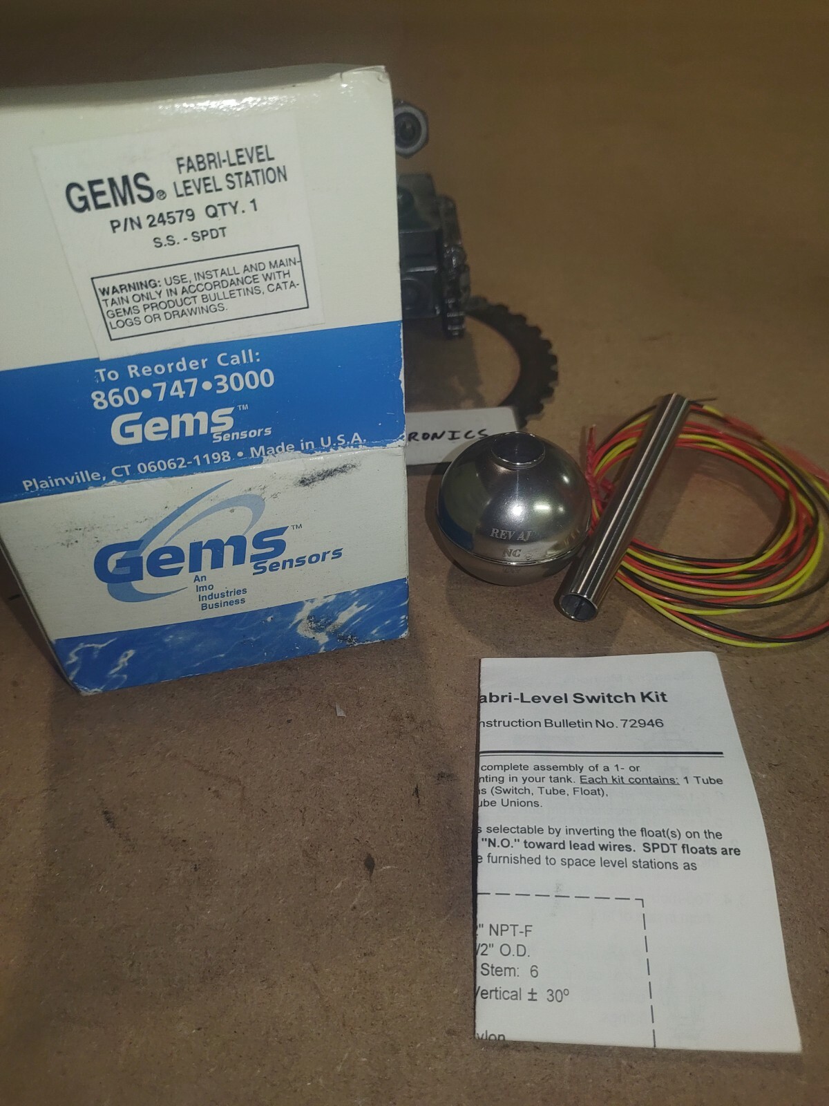 Gems 24579 Fabri-level Level Station