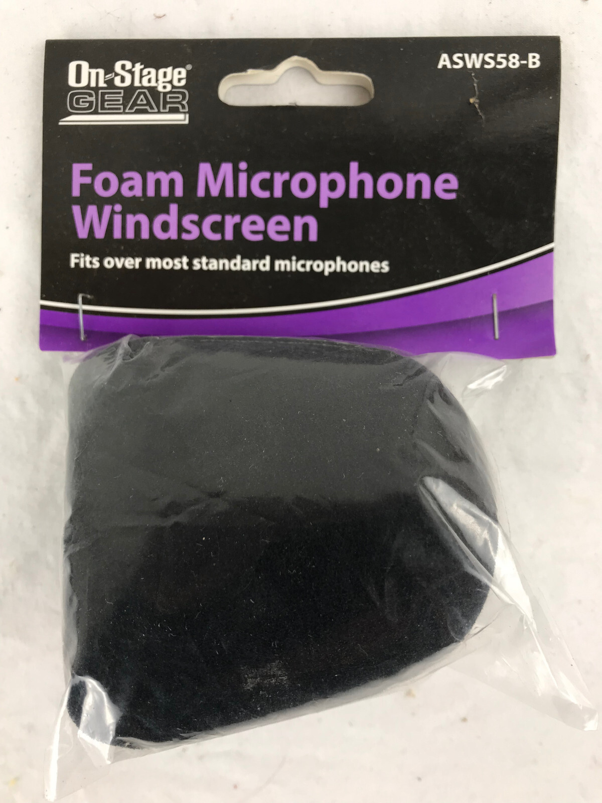 On-Stage Gear Microphone Foam Windscreen Muffler. NOS, Never Used