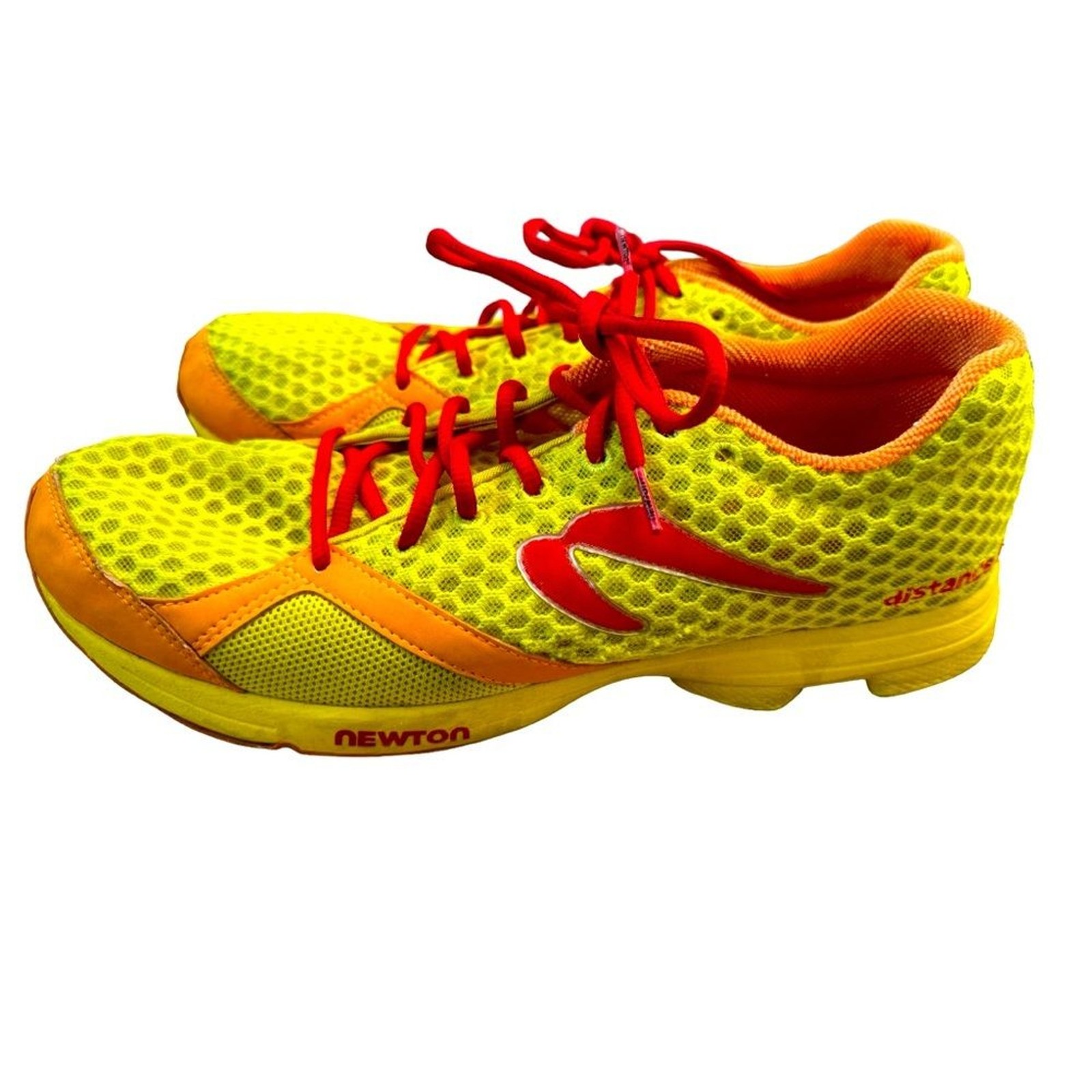Nice Newton Distance S Yellow High End Men’s 13 Running Shoes RARE