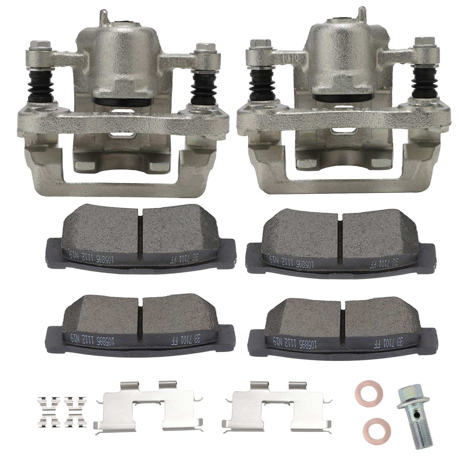 For Kia Sportage 2005 06 07 08 09 2010 Rear Brake Calipers Ceramic Pads Kit