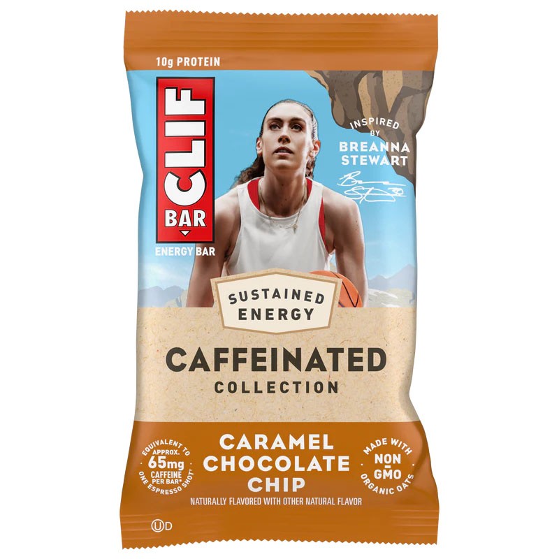 Clif Bar Chocolate Chunk Caramel - Organic Whole Grain Energy Bars, Non-GMO,