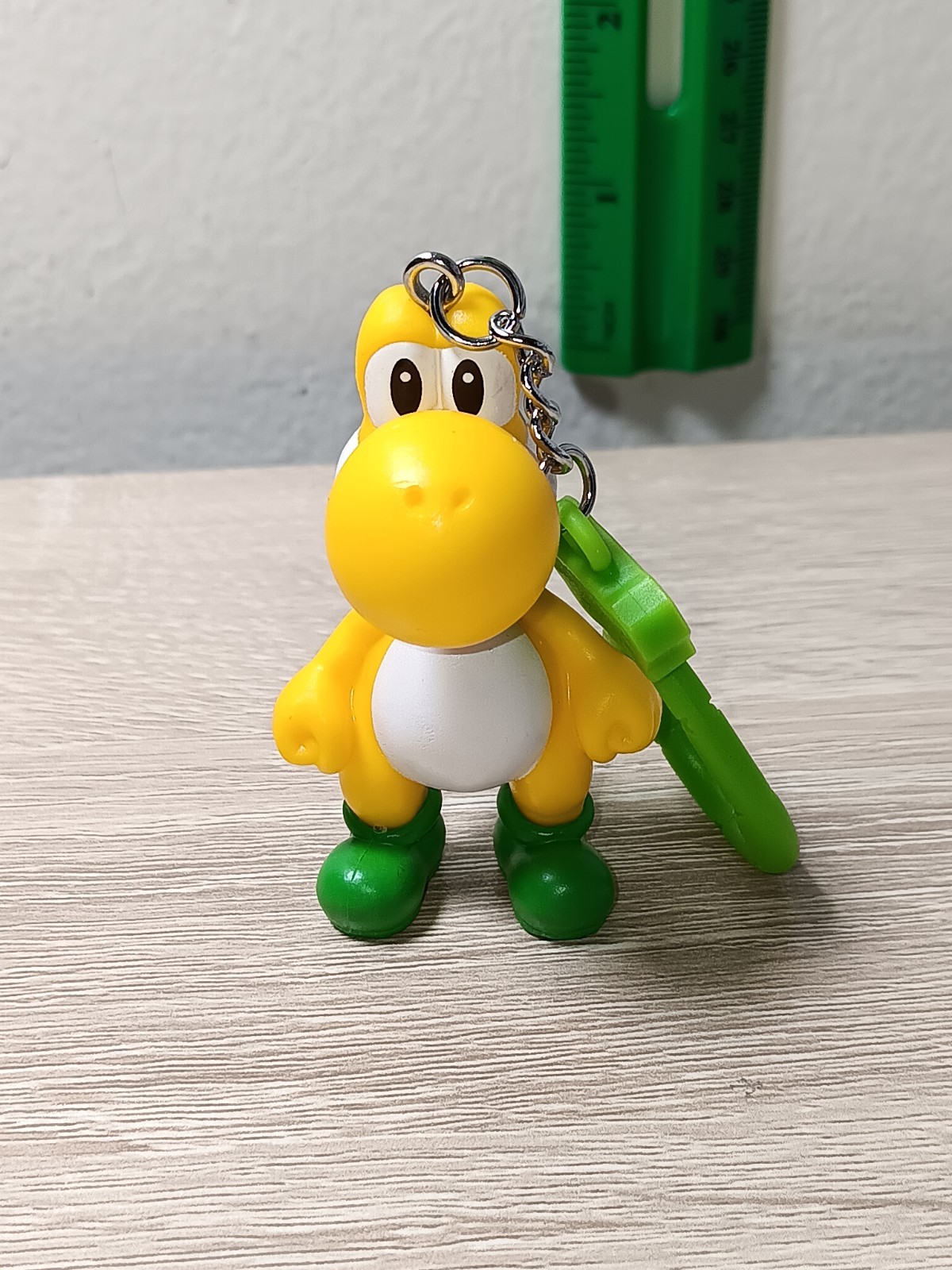 *FREE SHIP* 2" YELLOW YOSHI BackPack Buddies Clip Keychain Super Mario