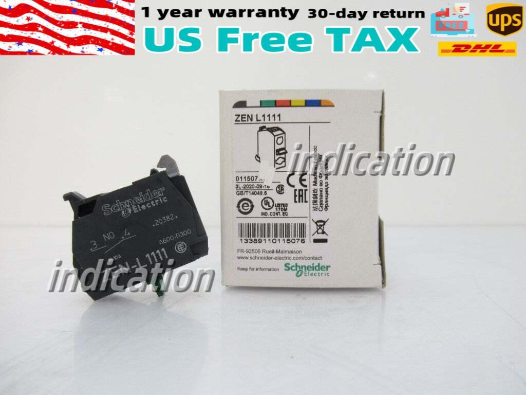Schneider Electric ZENL1111 Single Contact Block, Sold By Unit US Free TAX