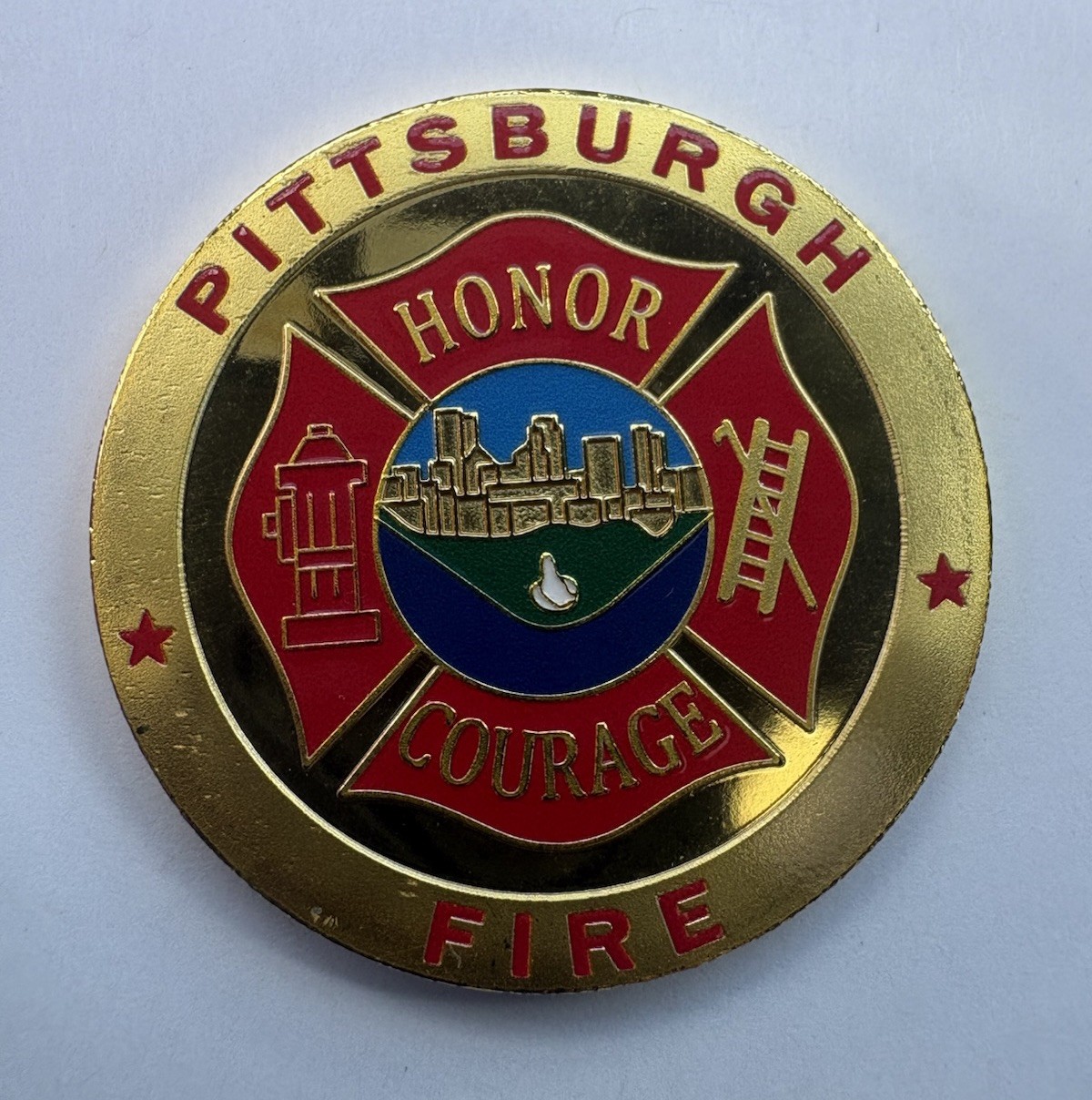 Pittsburgh Fire Department Challenge Coin