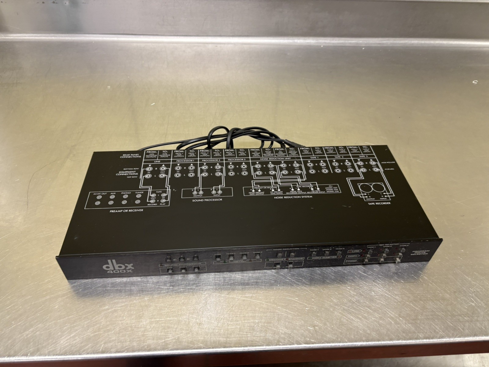 DBX 400X ACTIVE PROGRAM ROUTE SELECTOR NICE VERY CLEAN FULLY FUNCTIONAL